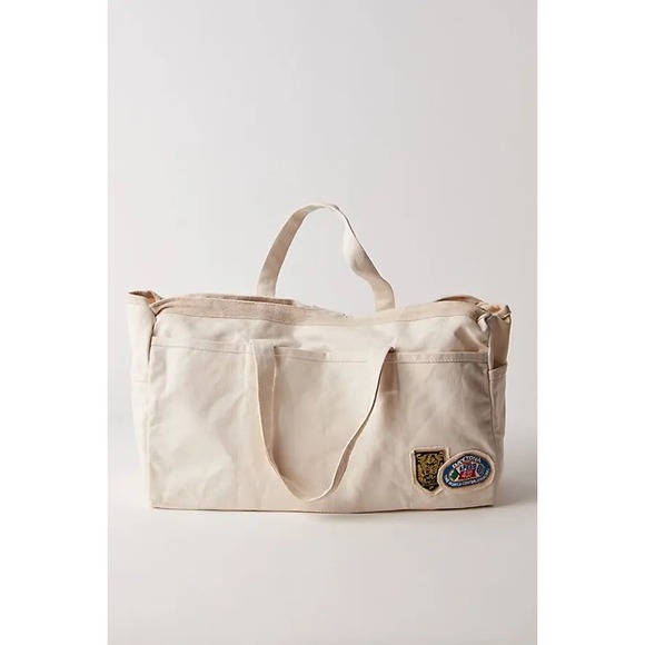 Free People Kiss My Patch Tote in Mineral | NWT | Faint Flaw - Picture 2 of 6